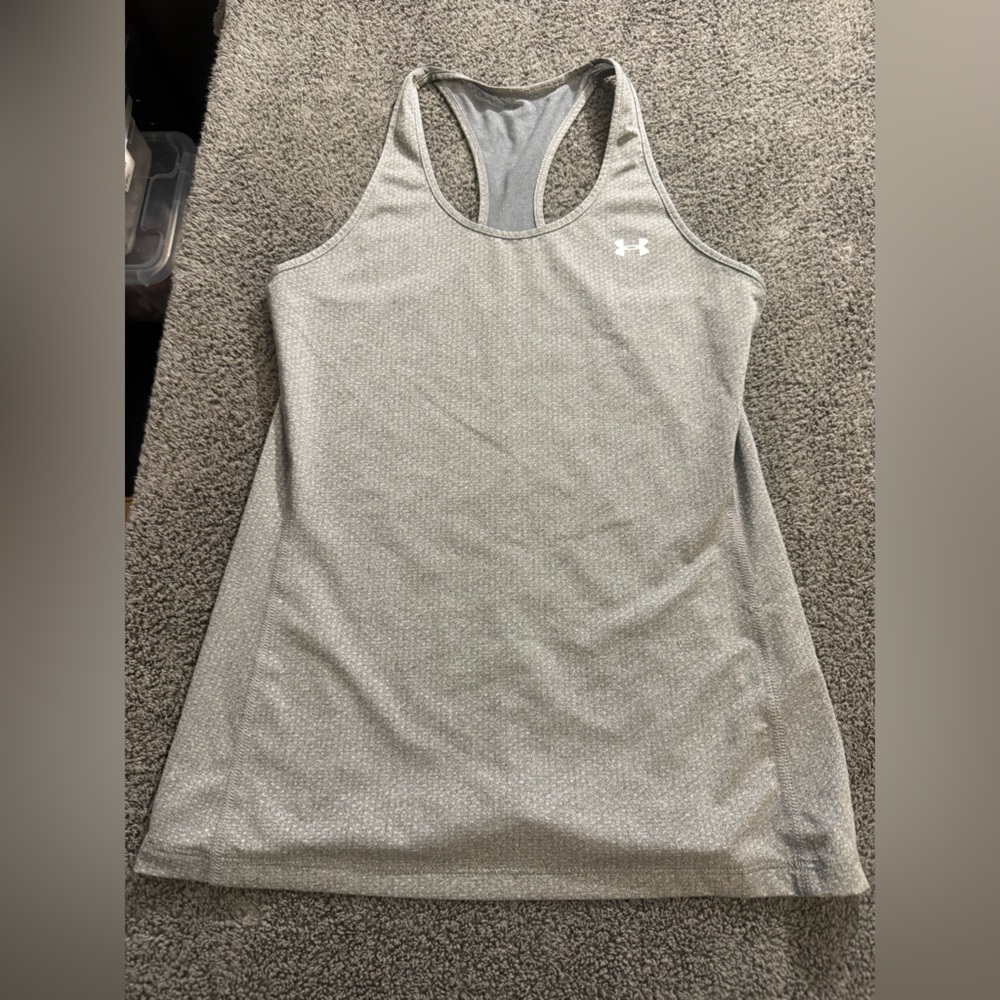 Under Armour Women's Light Gray Tank Top- Size XS